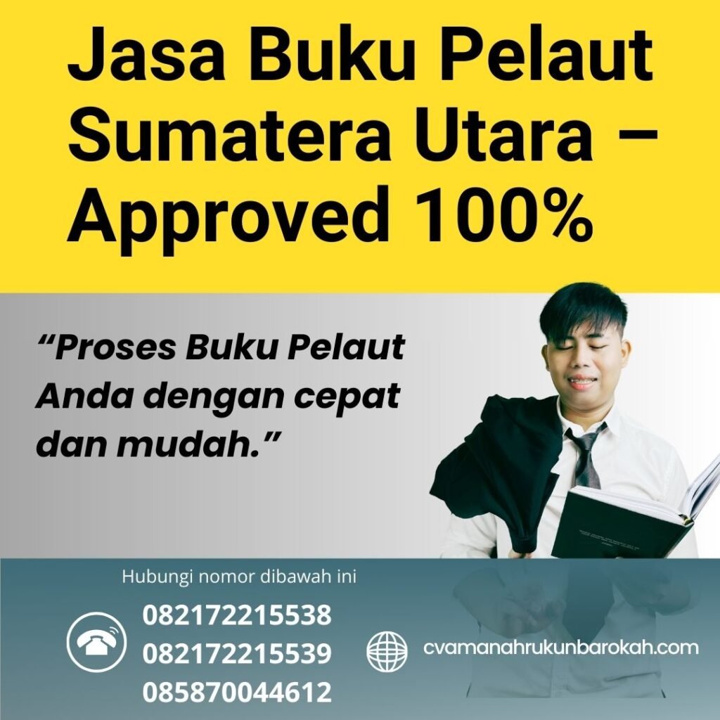 Jasa buku pelaut sumatera utara – approved 100%