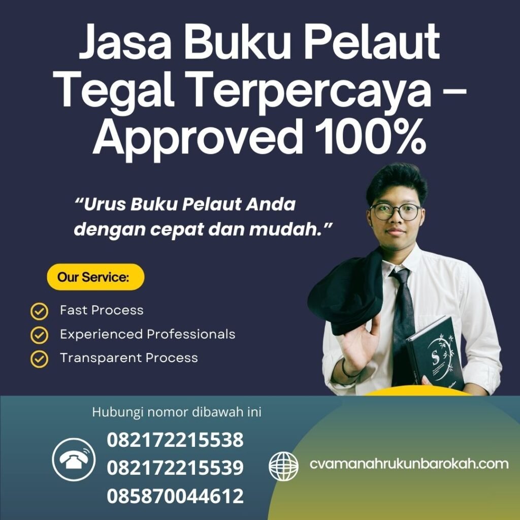 Jasa buku pelaut tegal terpercaya – approved 100%