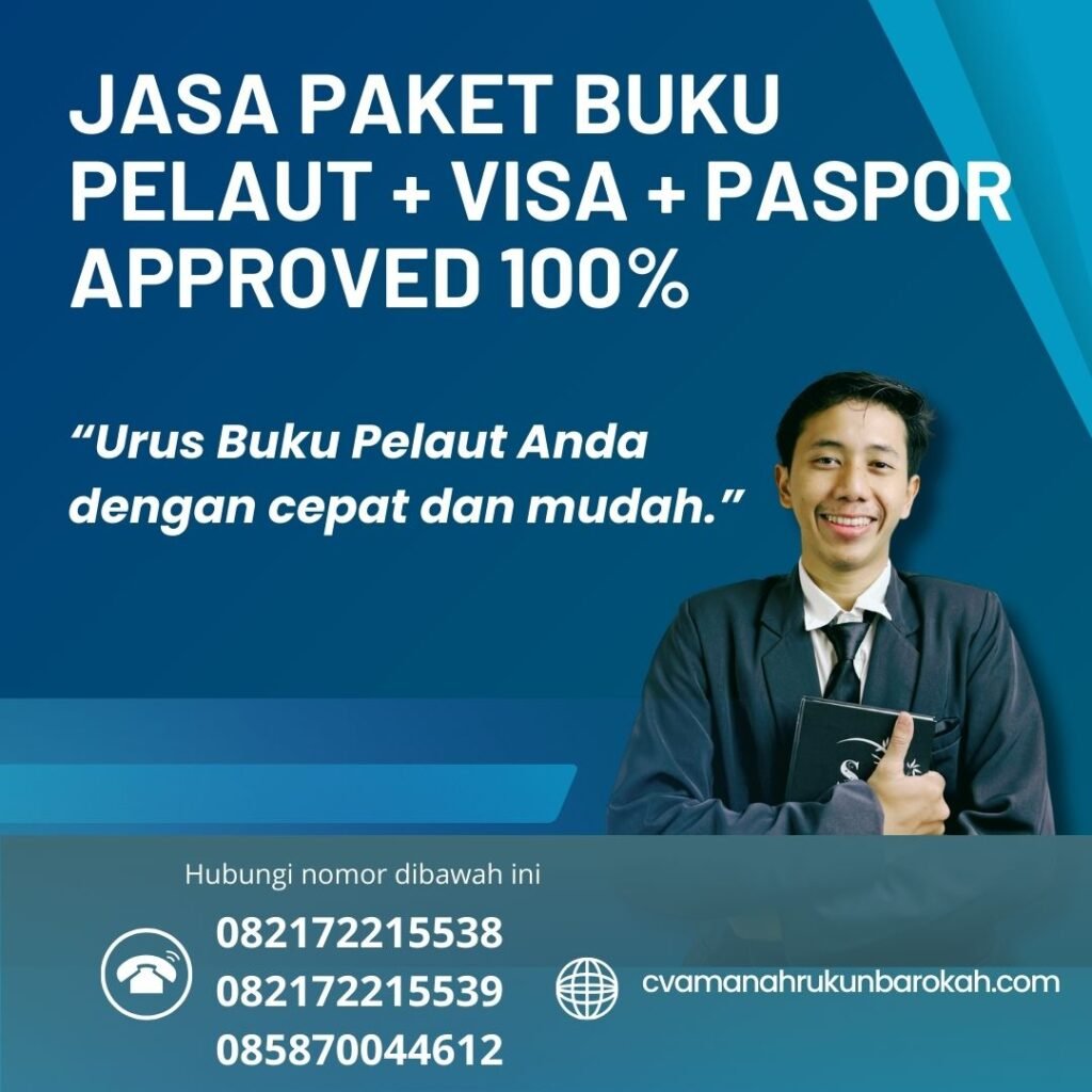 Jasa Paket Buku Pelaut + Visa + Paspor Approved 100% (1) Jasa paket buku pelaut + visa + paspor approved 100% (1)
