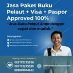 Jasa paket buku pelaut + visa + paspor approved 100%