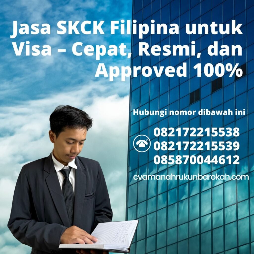 Jasa SKCK Filipina untuk Visa – Cepat, Resmi, dan Approved 100% Jasa skck filipina untuk visa – cepat, resmi, dan approved 100%