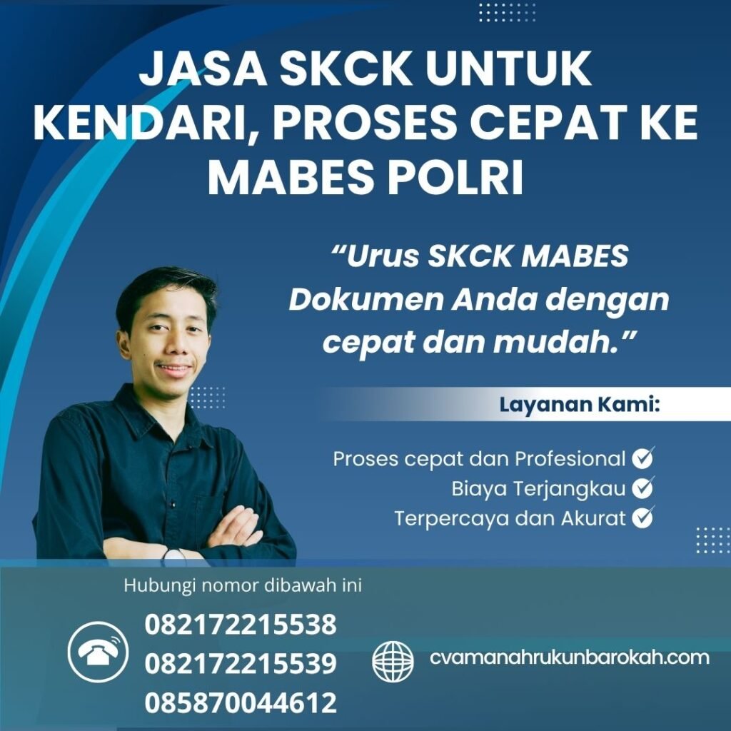 Jasa skck untuk kendari, proses cepat ke mabes polri