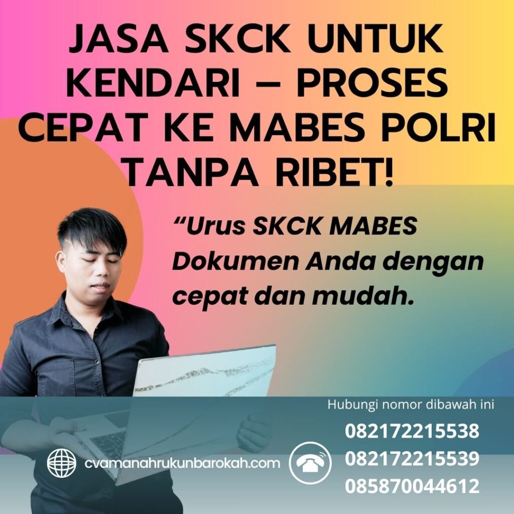 Jasa SKCK untuk Kendari – Proses Cepat ke Mabes Polri Tanpa Ribet! Jasa skck untuk kendari – proses cepat ke mabes polri tanpa ribet!