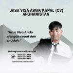 Jasa visa awak kapal (cv) afghanistan