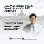 Jasa visa belajar penuh waktu australia 99% approved