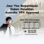 Jasa visa berpartisipasi dalam penelitian australia 99% approved