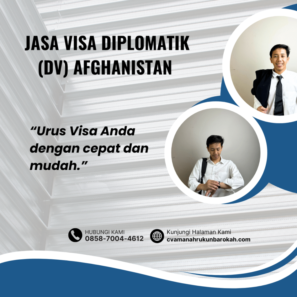 Jasa visa diplomatik (dv) afghanistan
