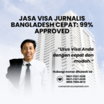 Jasa visa jurnalis bangladesh cepat 99% approved