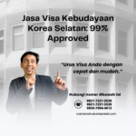 Jasa visa kebudayaan korea selatan 99% approved