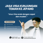 Jasa visa kunjungan teman ke jepang