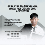 Jasa visa masuk ganda (mev) fiji cepat 99% approved