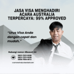 Jasa visa menghadiri acara australia terpercaya 99% approved