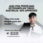 Jasa visa pekerjaan keterampilan tinggi australia 99% approved