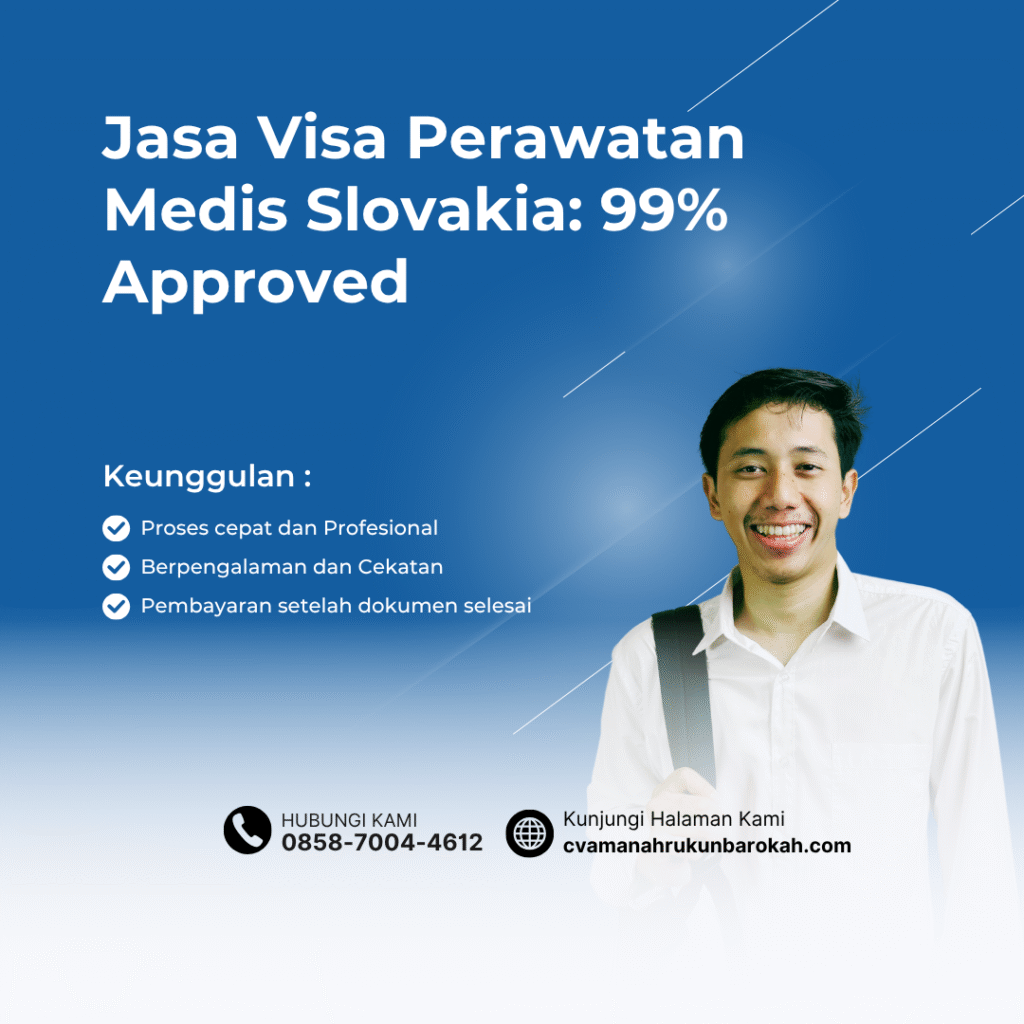 Jasa visa perawatan medis slovakia 99% approved