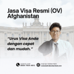 Jasa visa resmi (ov) afghanistan