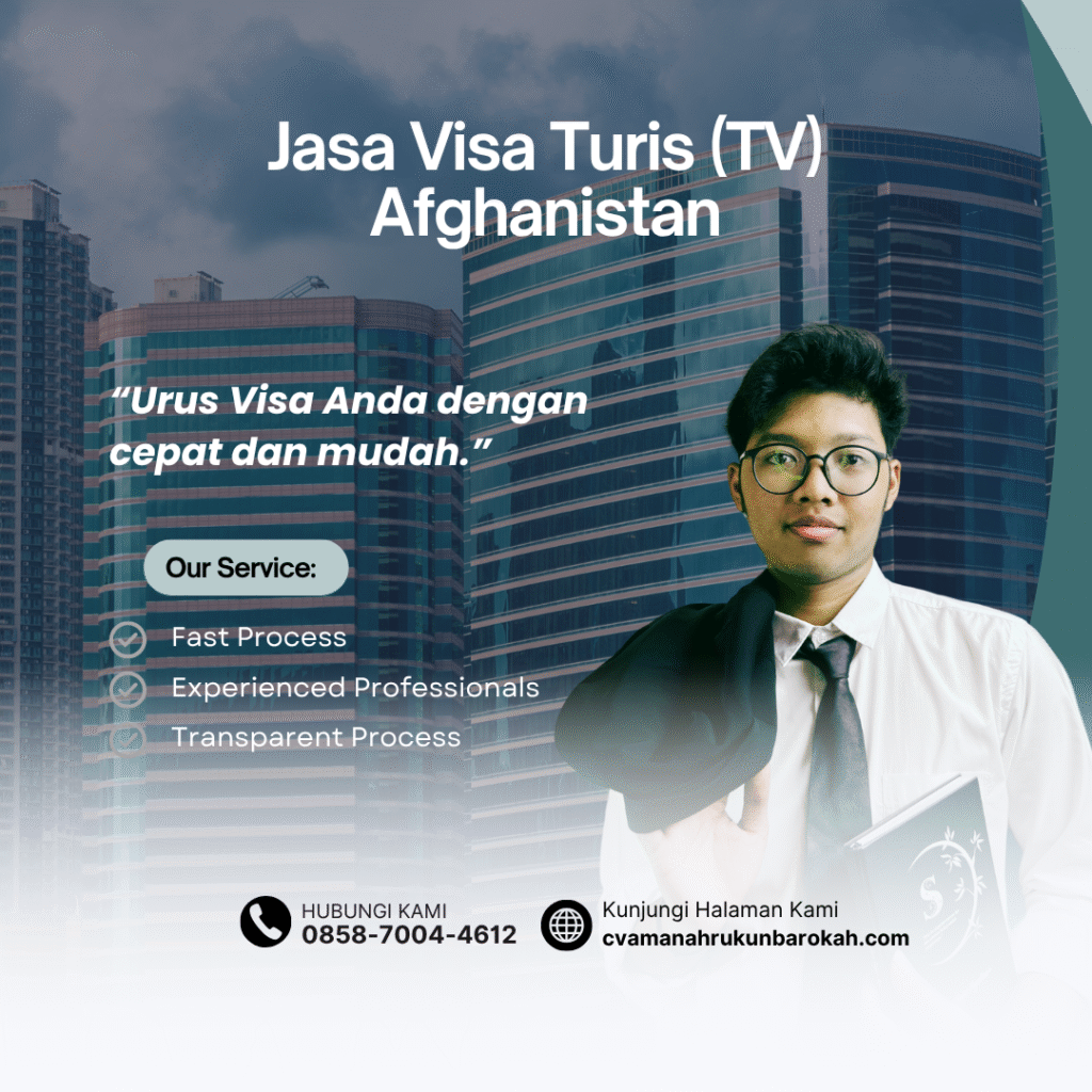 Jasa visa turis (tv) afghanistan