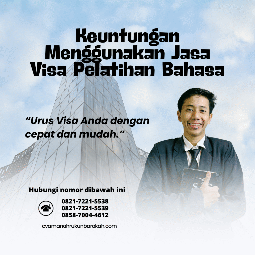 Keuntungan menggunakan jasa visa pelatihan bahasa