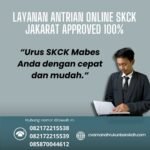 Layanan antrian online skck jakarat approved 100%