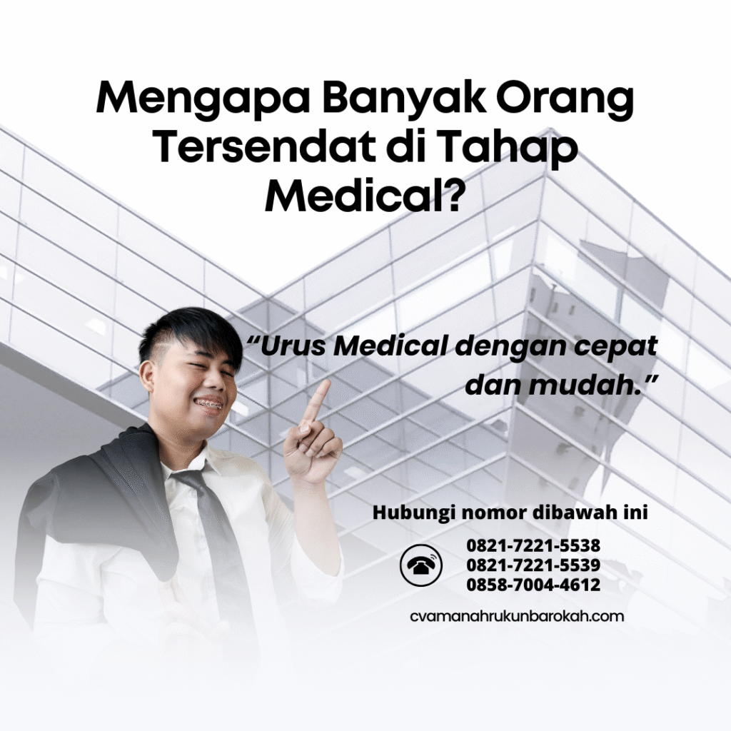 Mengapa banyak orang tersendat di tahap medical