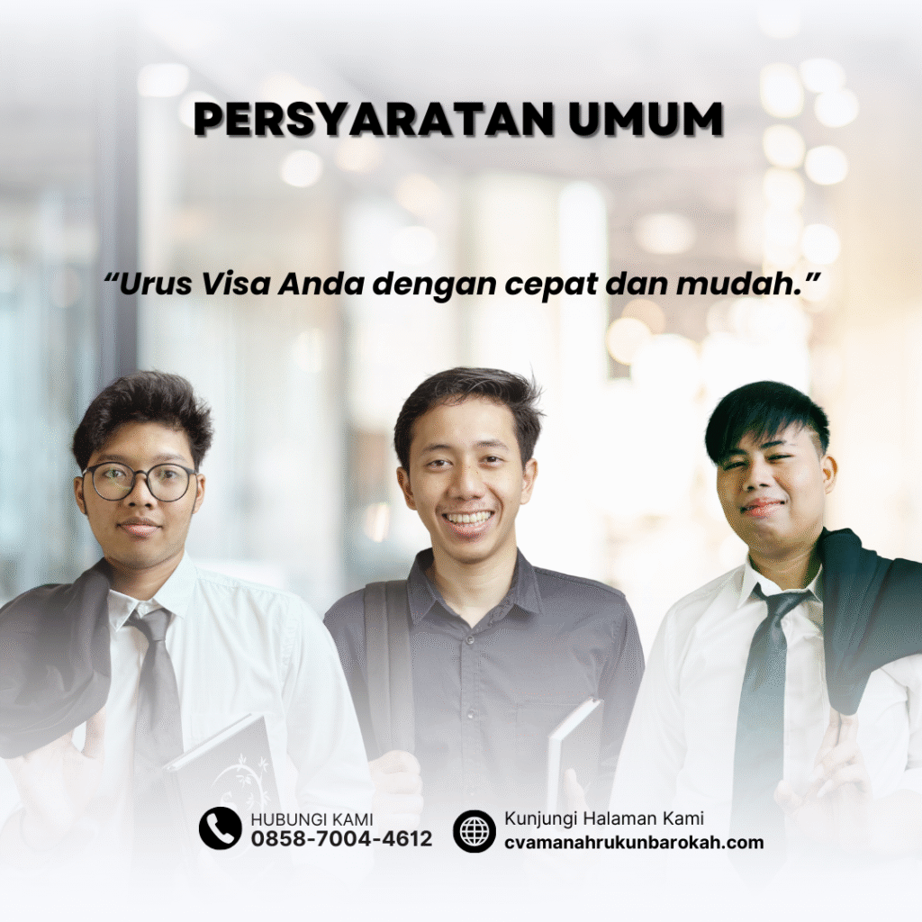 Persyaratan Umum (1) Persyaratan umum (1)