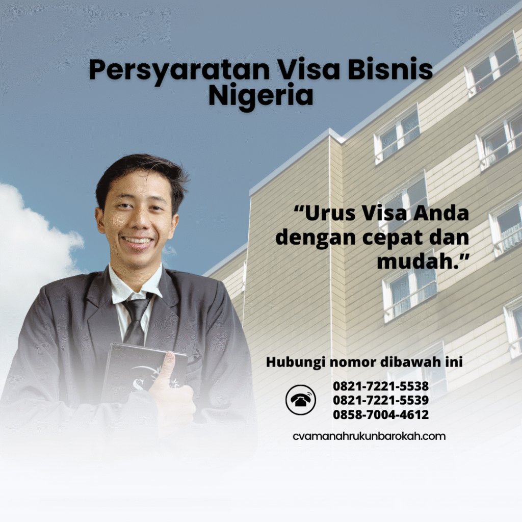 Persyaratan visa bisnis nigeria