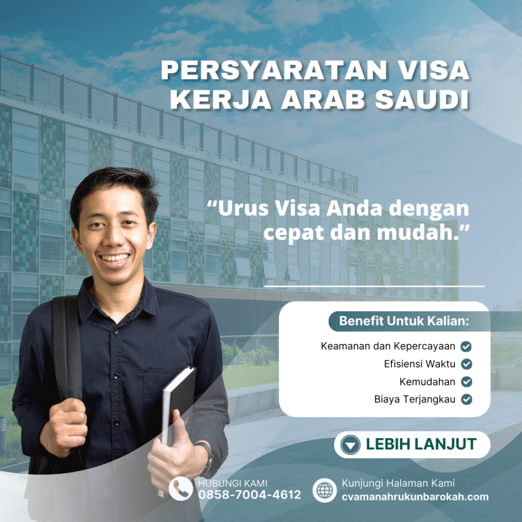 Persyaratan visa kerja arab saudi