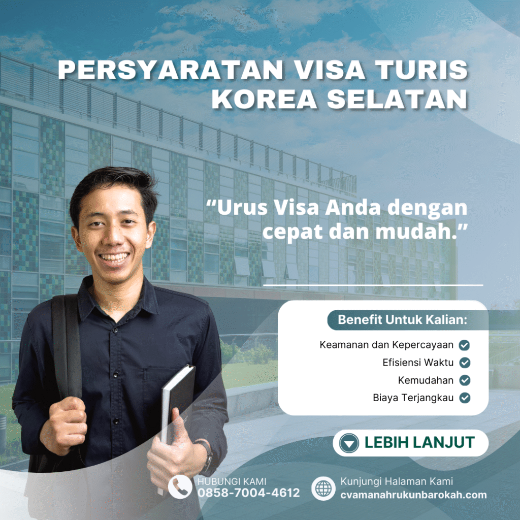 Persyaratan visa turis korea selatan (1)