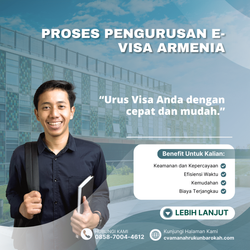 Proses Pengurusan E-Visa Armenia Proses pengurusan e visa armenia