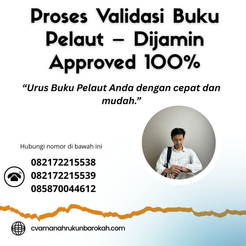 Proses validasi buku pelaut – dijamin approved 100%