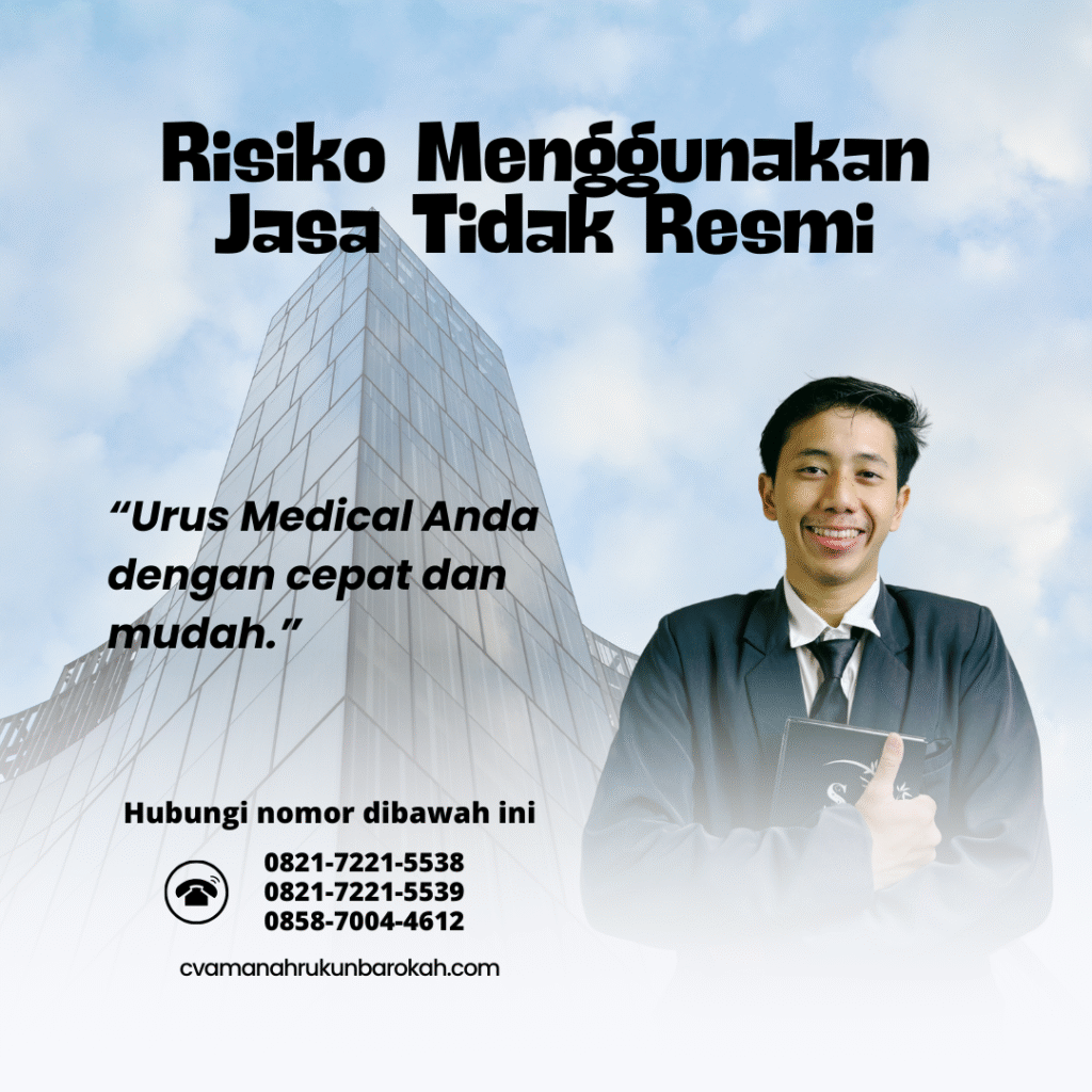Risiko Menggunakan Jasa Tidak Resmi Risiko menggunakan jasa tidak resmi