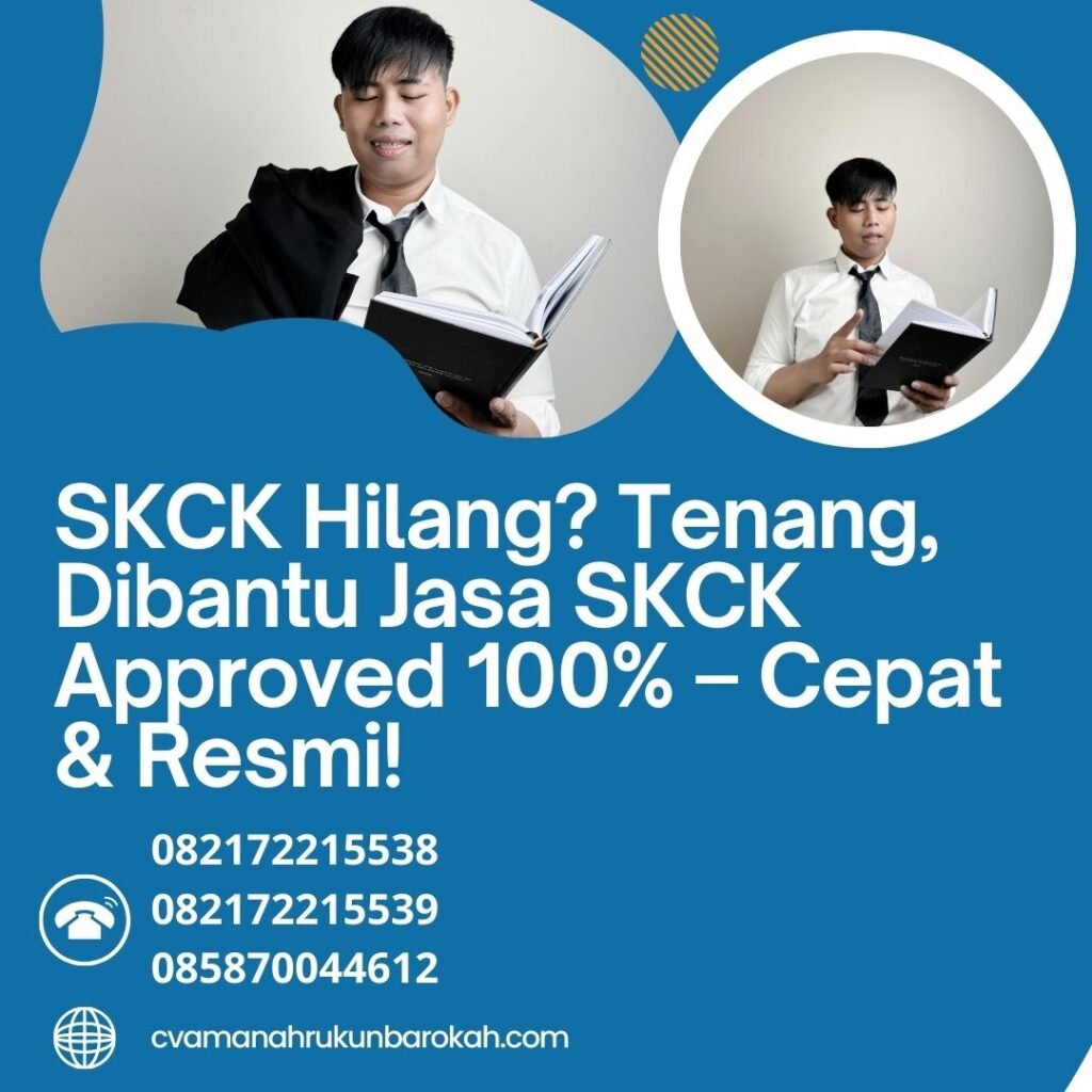 SKCK Hilang Tenang, Dibantu Jasa SKCK Approved 100% – Cepat & Resmi! Skck hilang tenang, dibantu jasa skck approved 100% – cepat & resmi!