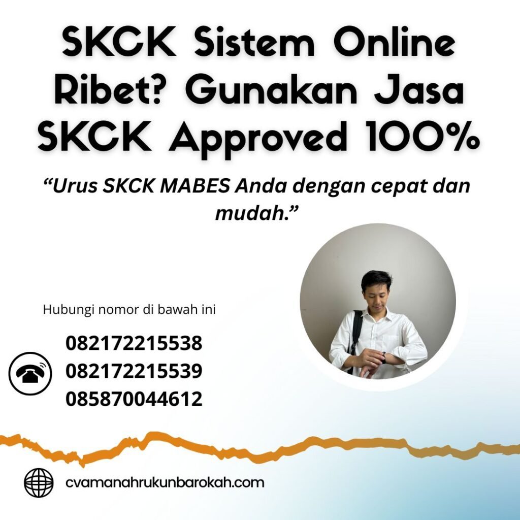 Skck sistem online ribet gunakan jasa skck approved 100%