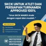 Skck untuk atlet dan persiapan turnamen approved 100%