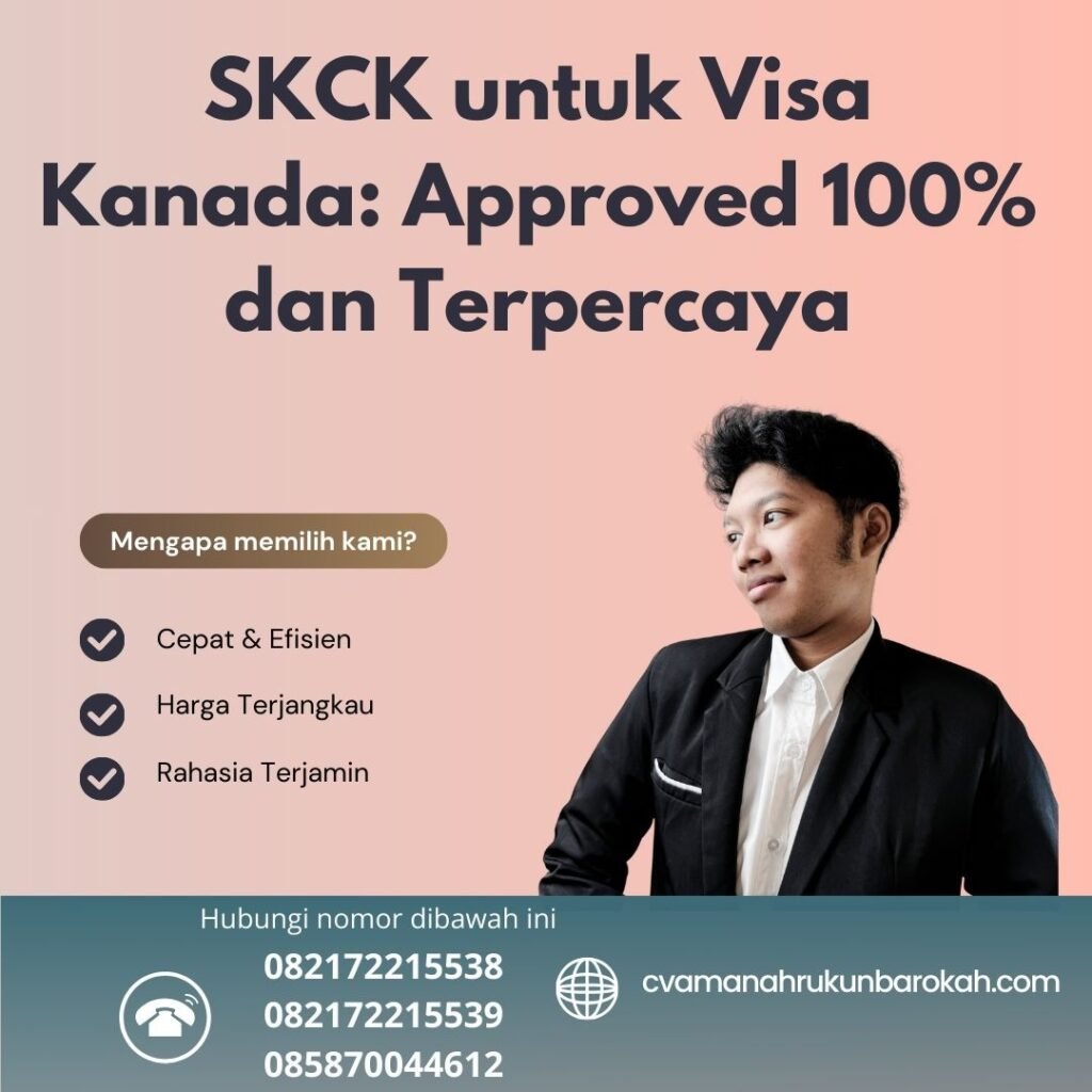 Skck untuk visa kanada approved 100% dan terpercaya