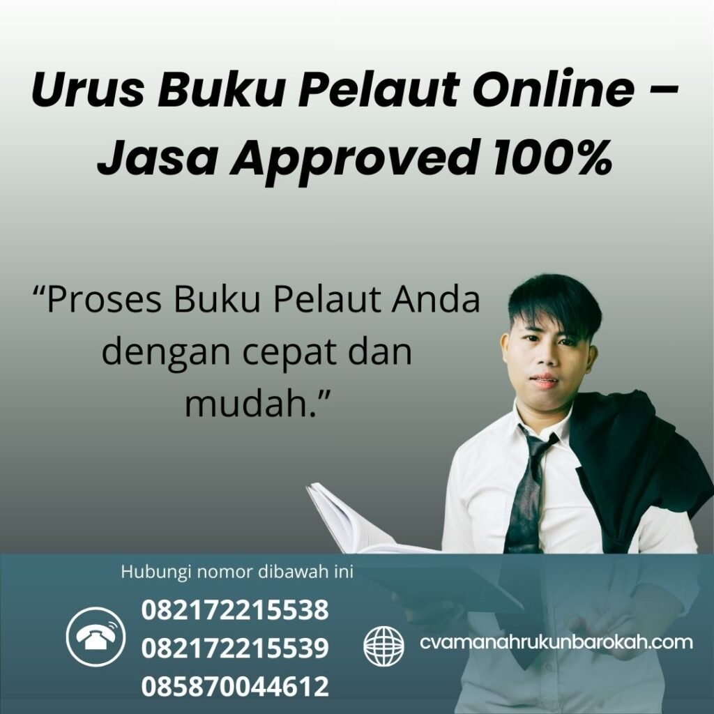 Urus buku pelaut online – jasa approved 100%