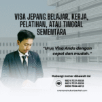 Visa jepang belajar, kerja, pelatihan, atau tinggal sementara