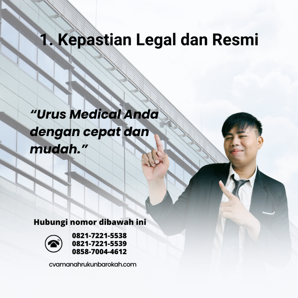 1. kepastian legal dan resmi