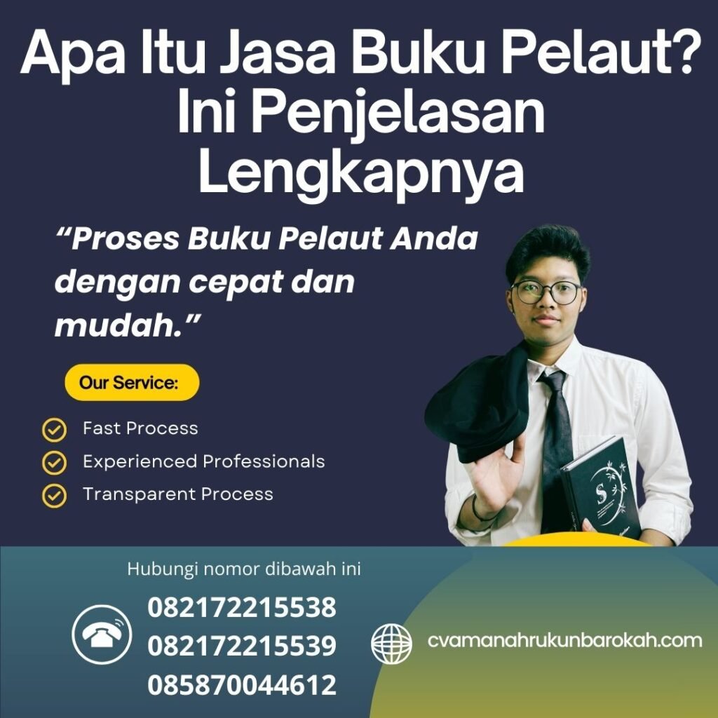 Apa itu jasa buku pelaut ini penjelasan lengkapnya (1)