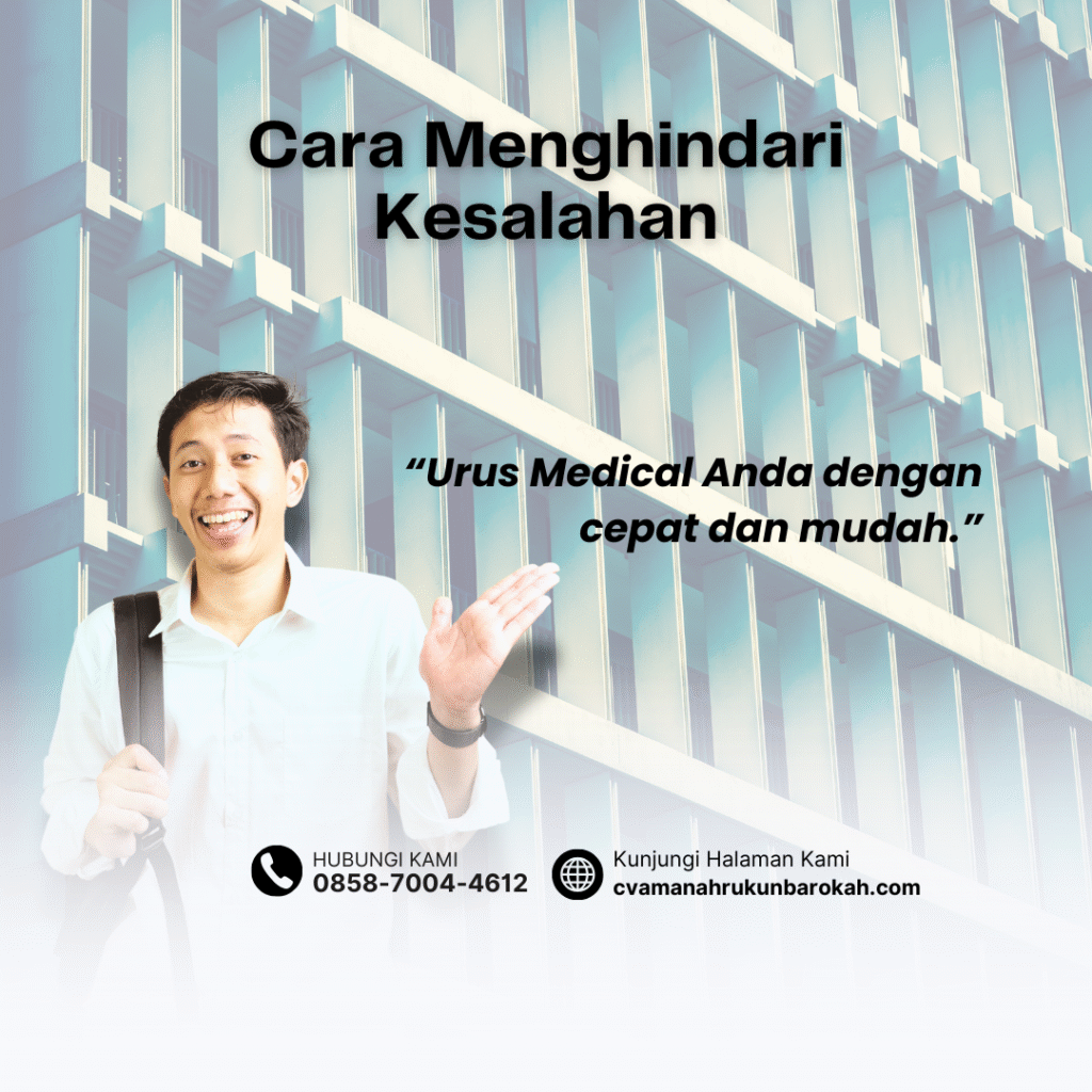 Cara menghindari kesalahan