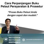 Cara perpanjangan buku pelaut persyaratan & prosedur