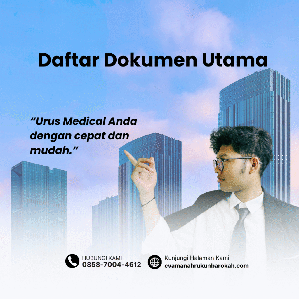Daftar Dokumen Utama Daftar dokumen utama