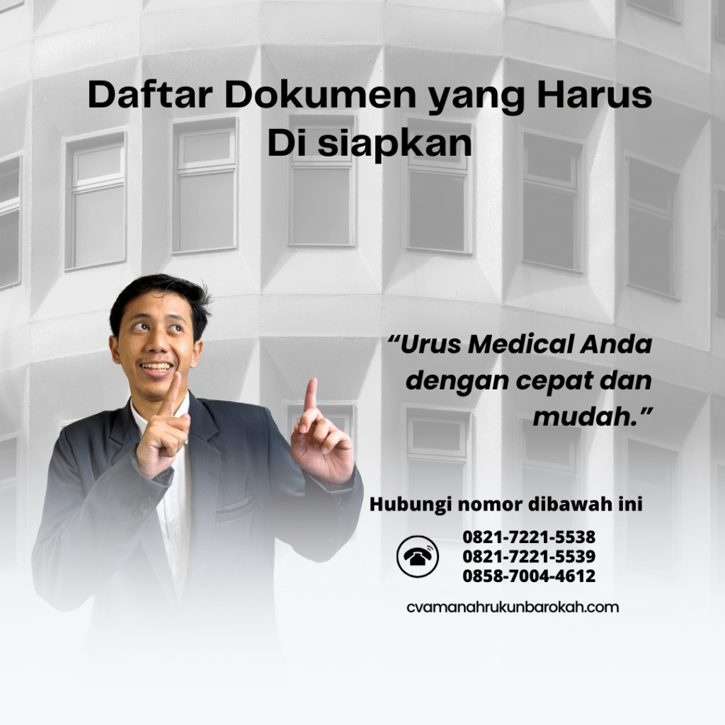 Daftar Dokumen yang Harus Di siapkan Daftar dokumen yang harus di siapkan