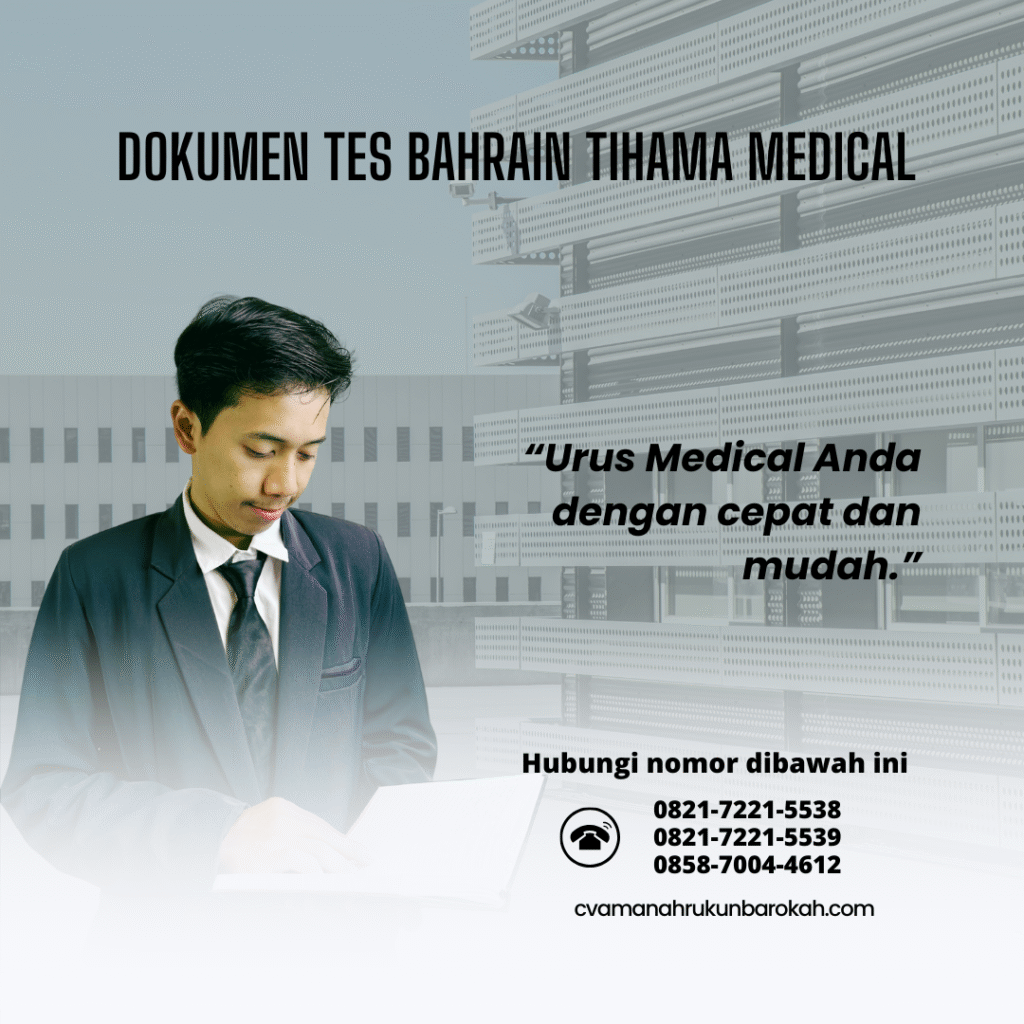 Dokumen Tes Bahrain Tihama Medical Dokumen tes bahrain tihama medical