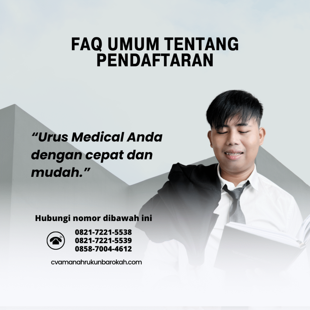 Faq umum tentang pendaftaran