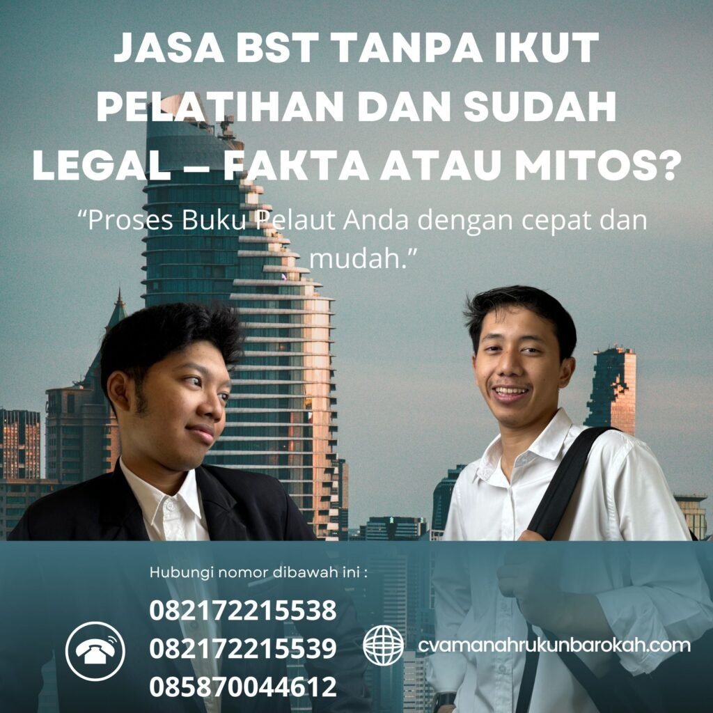 Jasa bst tanpa ikut pelatihan dan sudah legal — fakta atau mitos