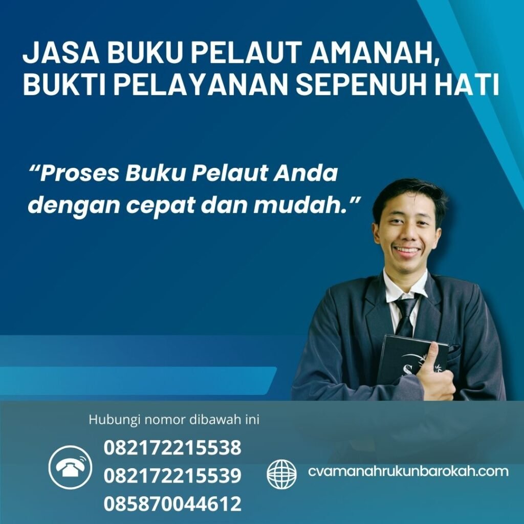 Jasa buku pelaut amanah, bukti pelayanan sepenuh hati (1)