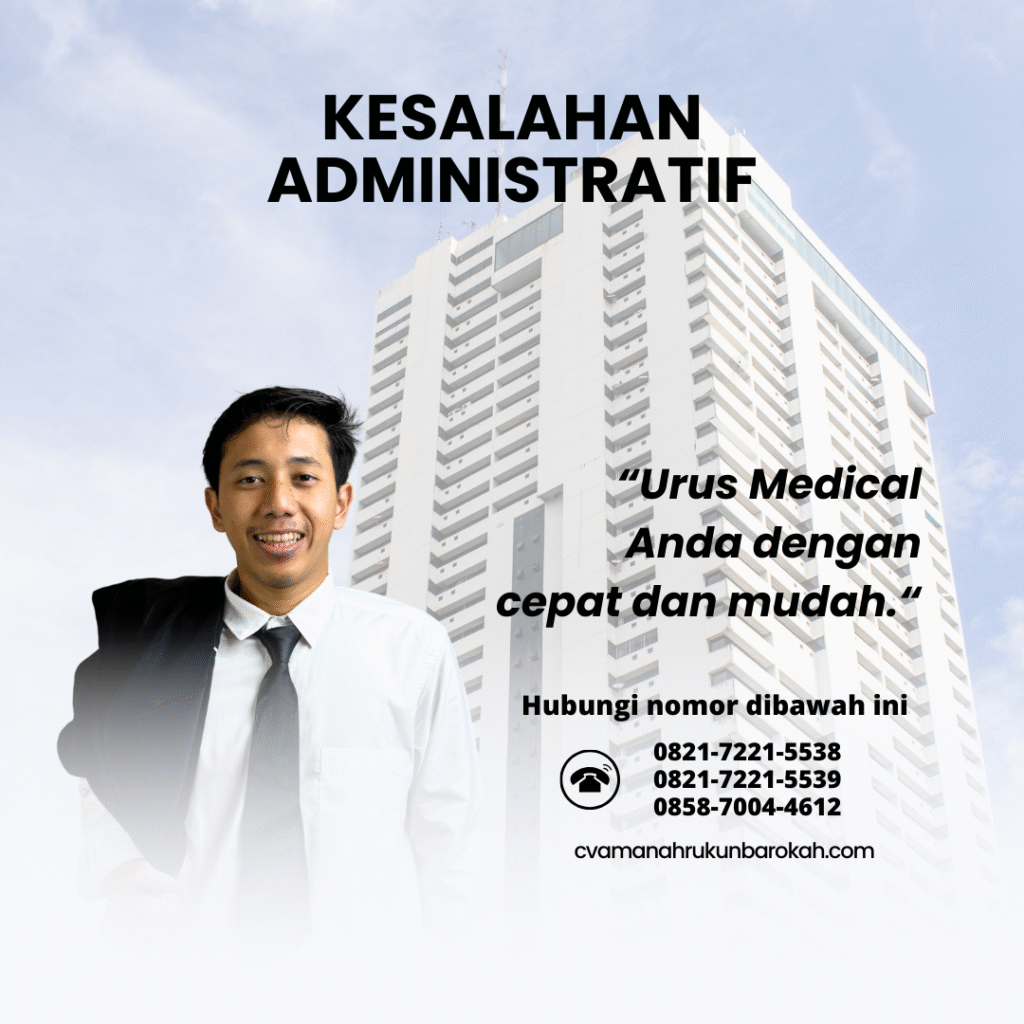 Kesalahan Administratif Kesalahan administratif