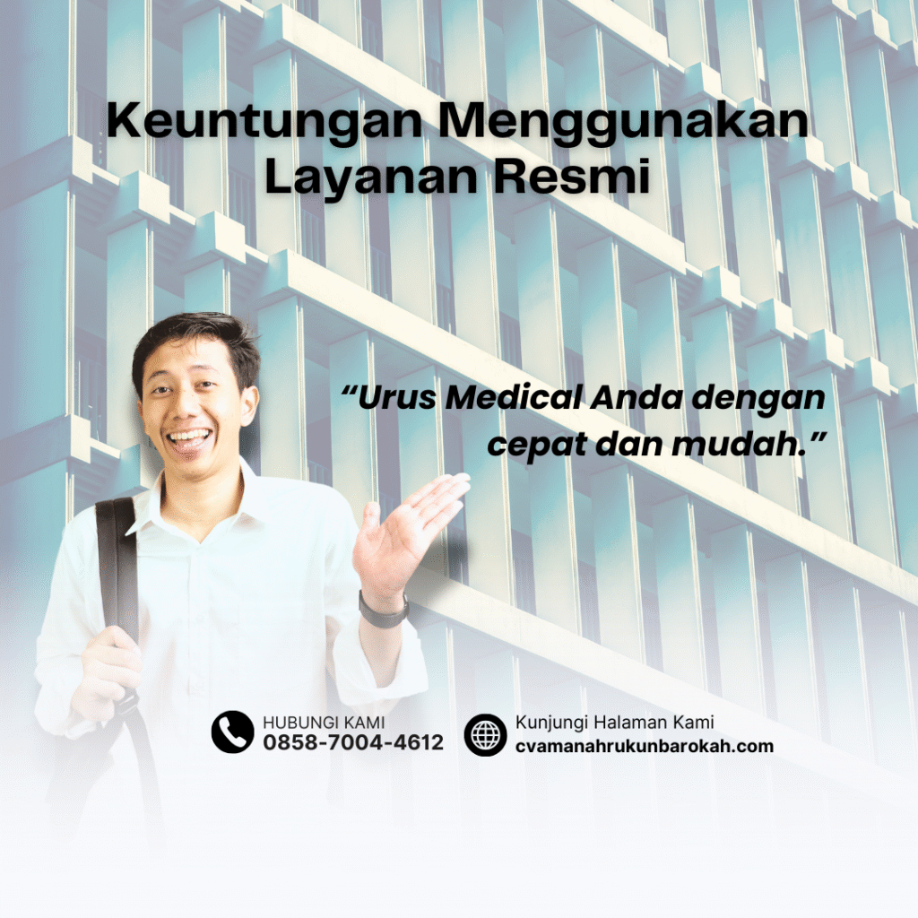 Keuntungan menggunakan layanan resmi