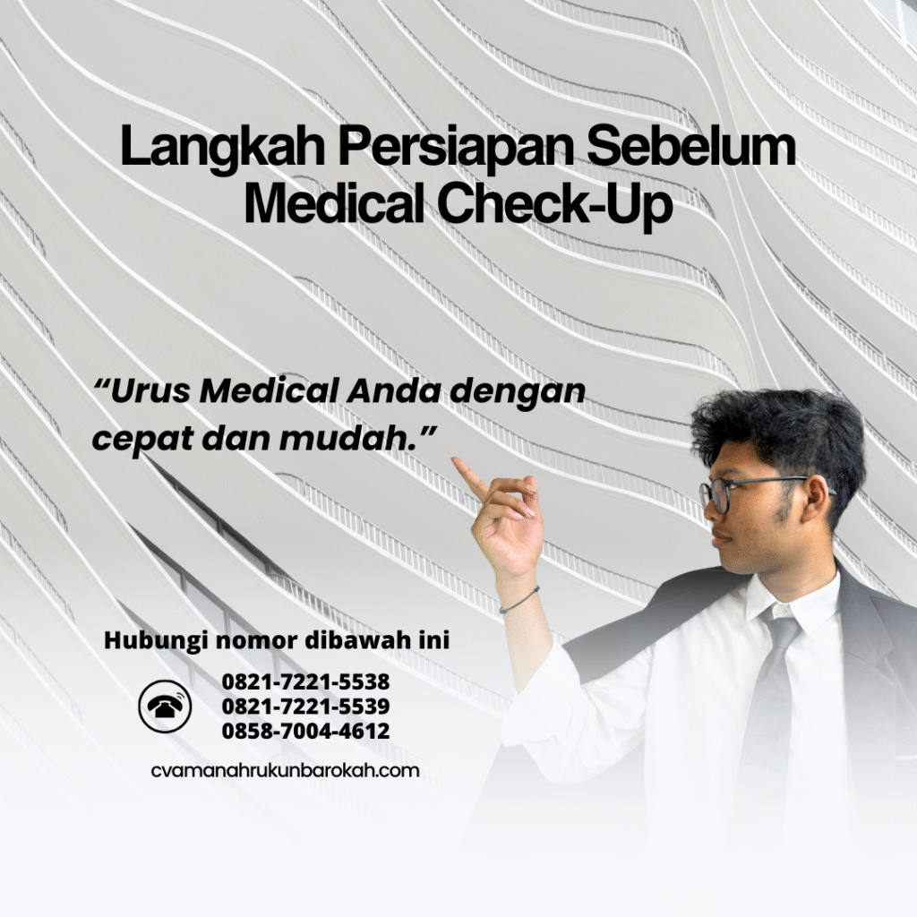 Langkah Persiapan Sebelum Medical Check-Up Langkah persiapan sebelum medical check up