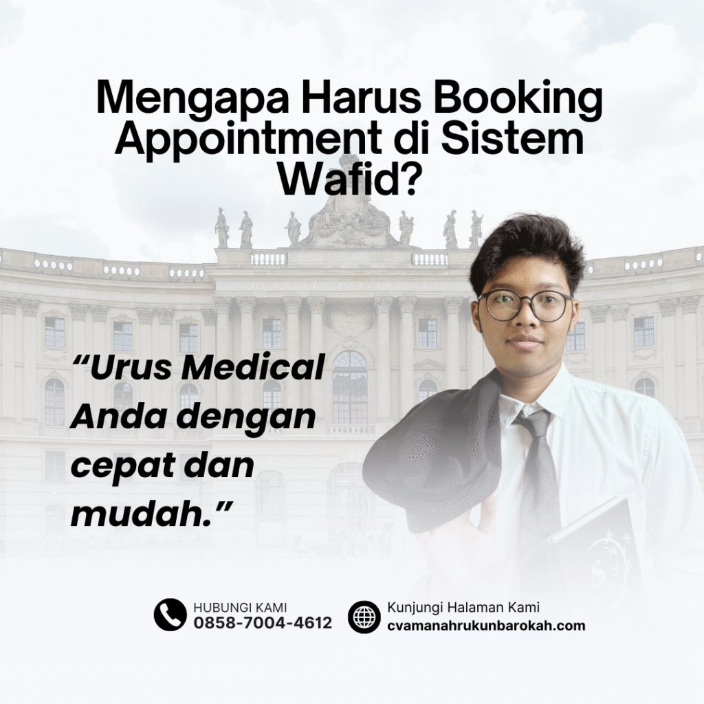 Mengapa harus booking appointment di sistem wafid